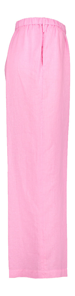Pantalon en lin rose Aspesi