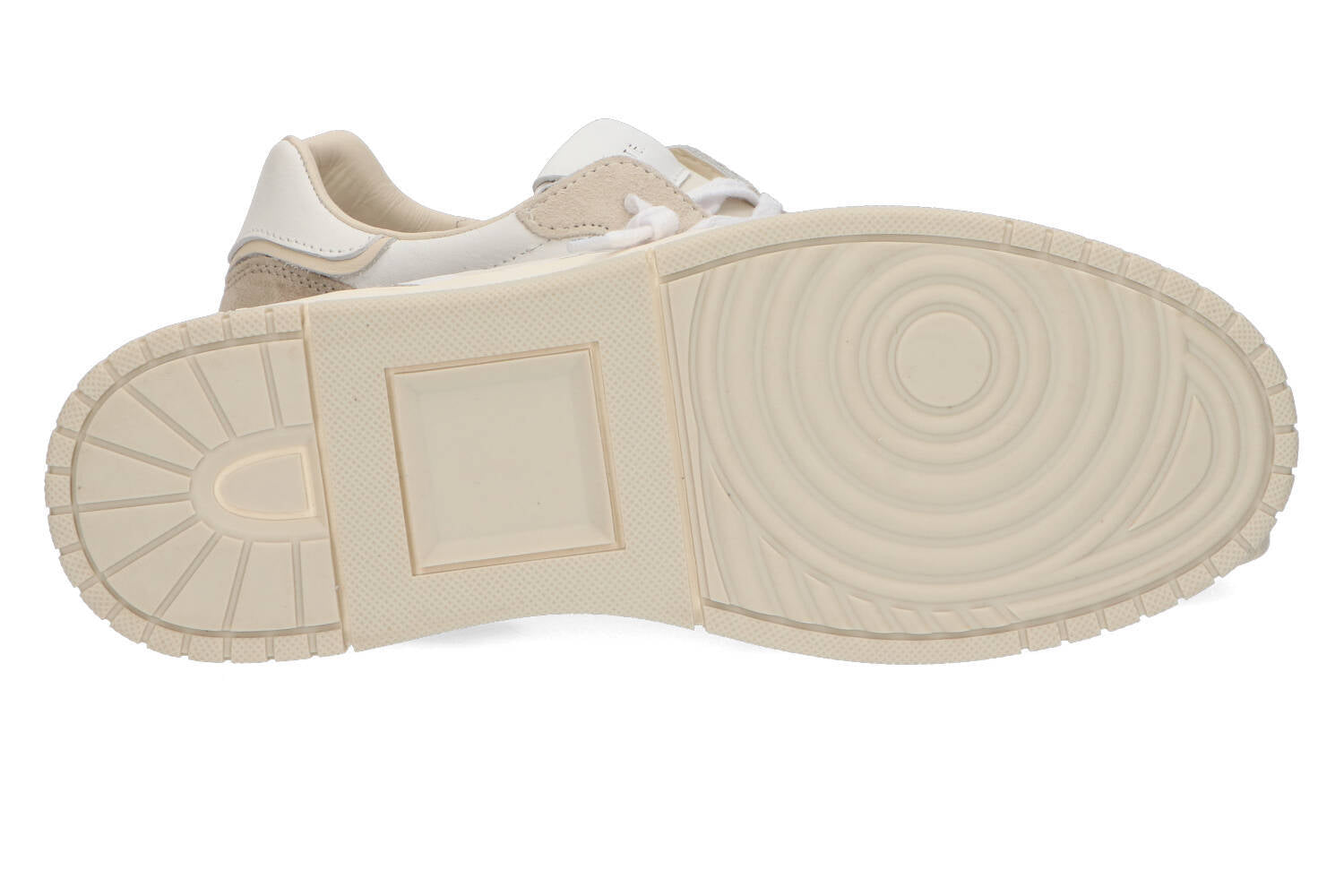 Baskets basses blanches/beige Torneo Pure DATE