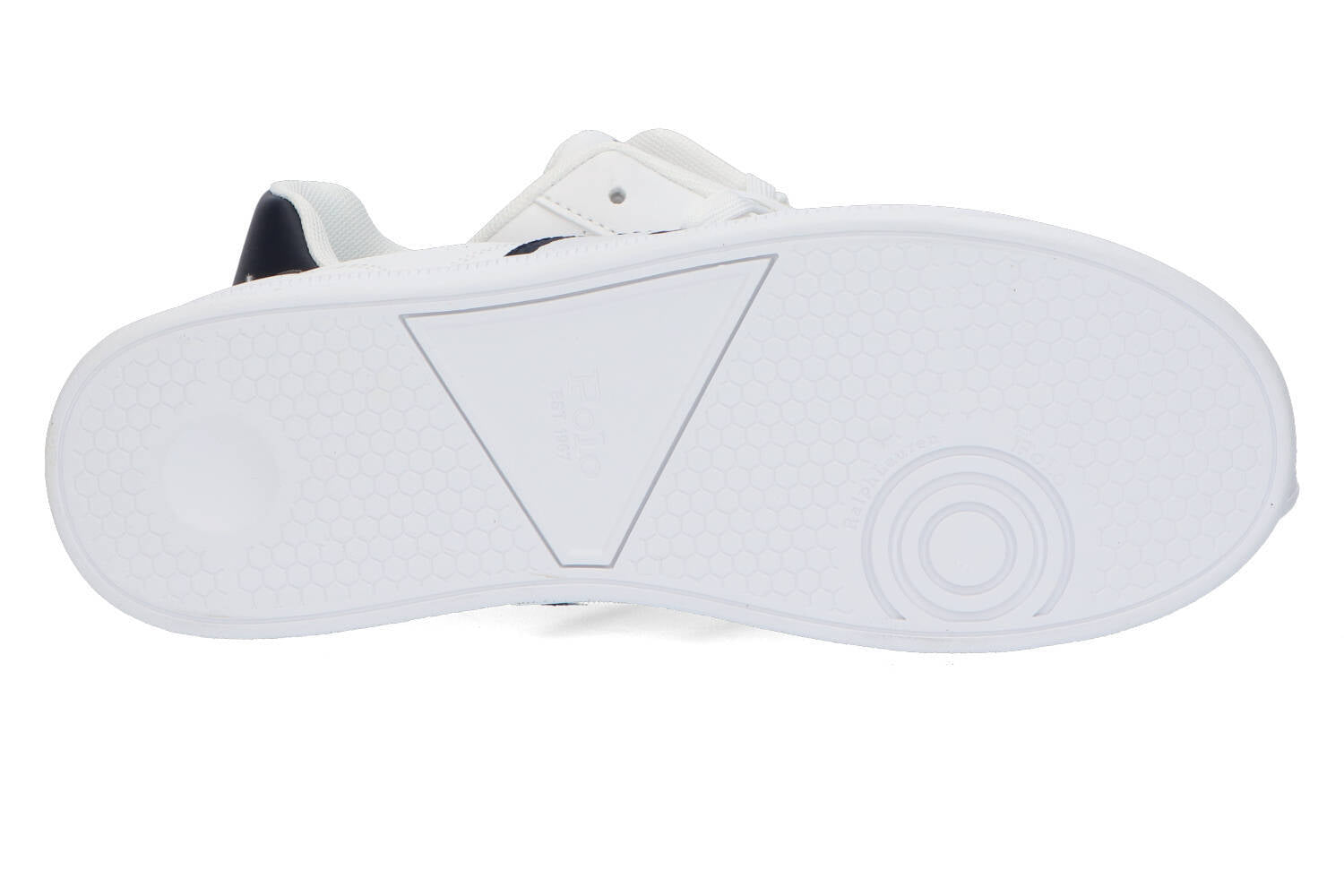 White/navy lage sneakers Heritage Ralph Lauren