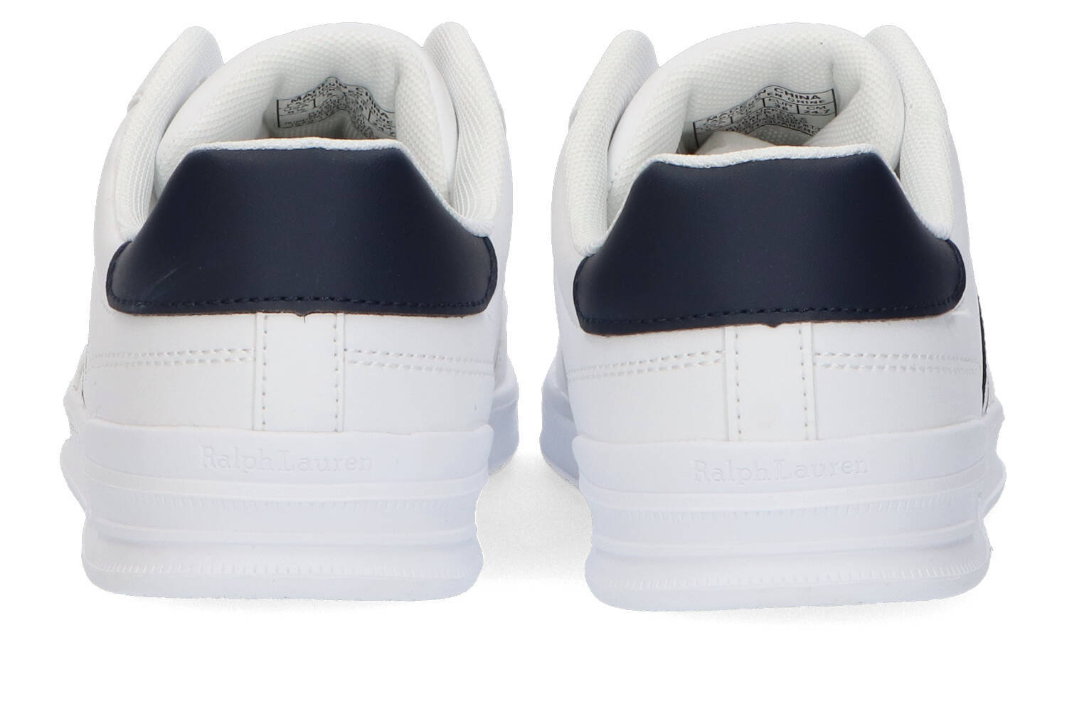 White/navy lage sneakers Heritage Ralph Lauren