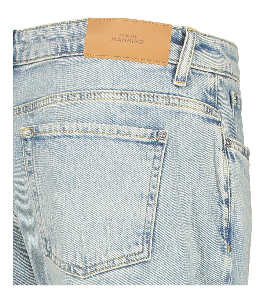 Jean bleu clair coupe droite pour tous les hommes