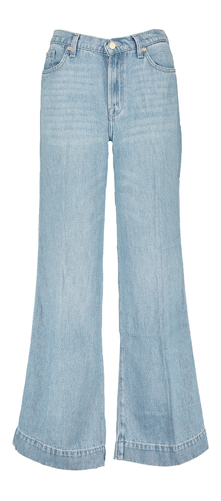 Licht blauwe loose fit jeans For All Mankind