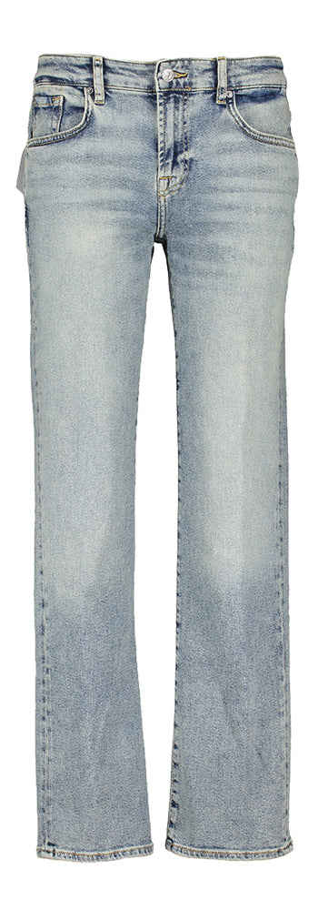 Jean bleu vintage coupe droite pour tous les hommes