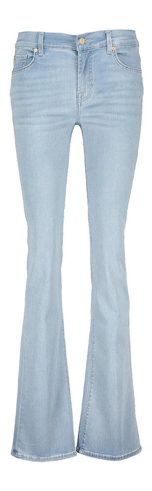 Licht blauwe bootcut jeans For All Mankind