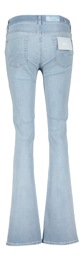 Licht blauwe bootcut jeans For All Mankind