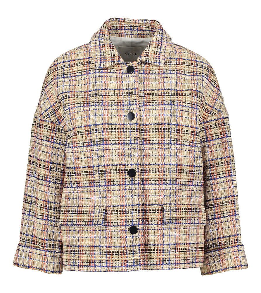 Cardigan multicolore en couclé Wataz Gigue