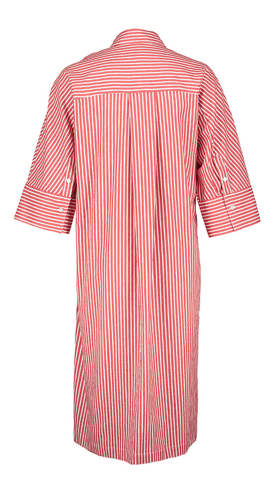 Robe à rayures rouges avec ceinture à maillons Karolin Gigue