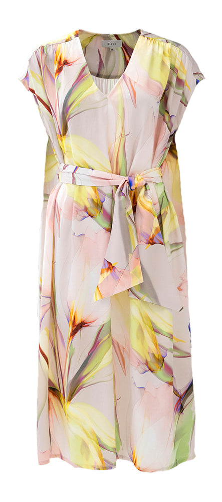 Robe longue à imprimé floral Kosmos Gigue