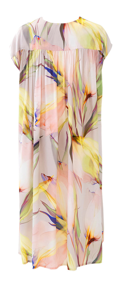 Robe longue à imprimé floral Kosmos Gigue