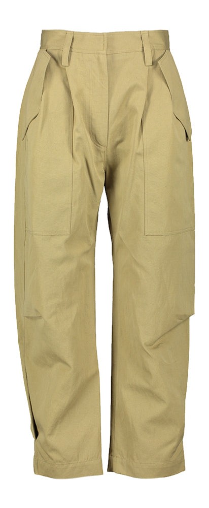 Pantalon kaki ample à plis Natsa Iro