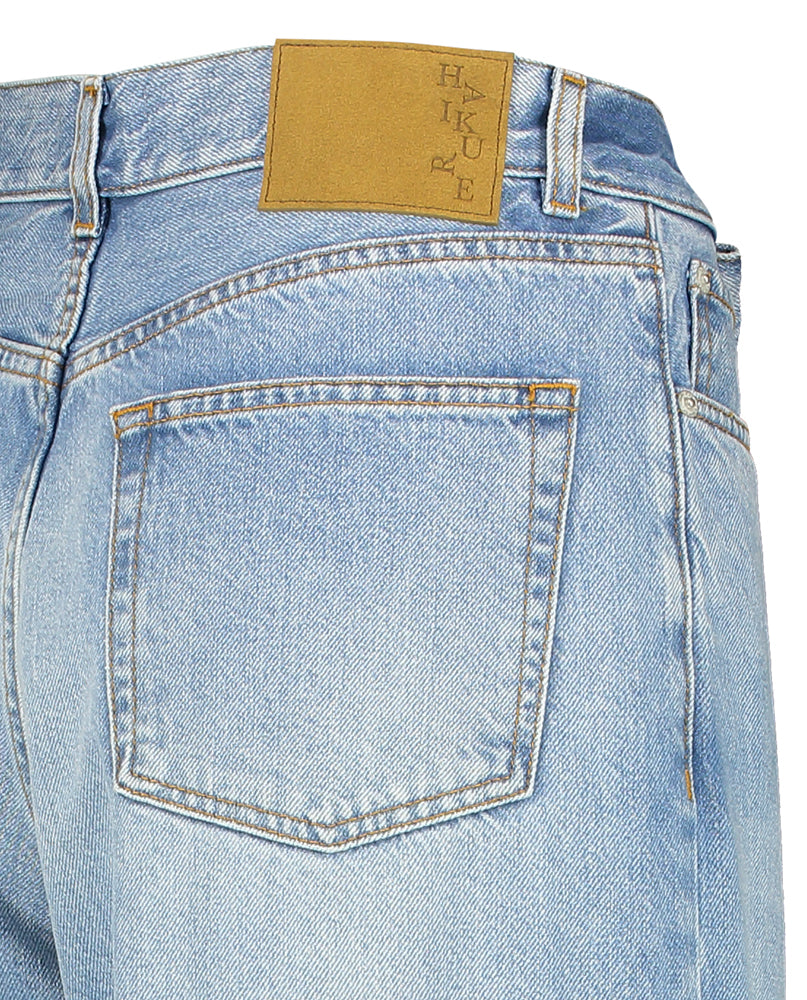 Jean ample bleu turquoise Bethany Haikure