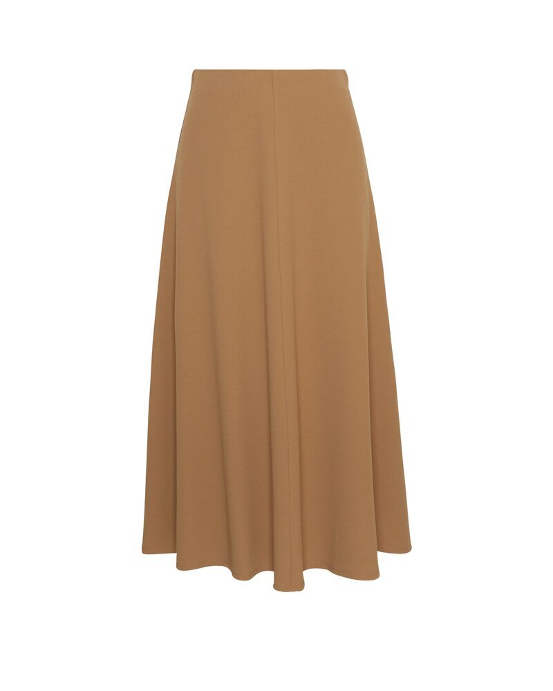 Jupe longue marron-verte Cidra MSCH Copenhagen