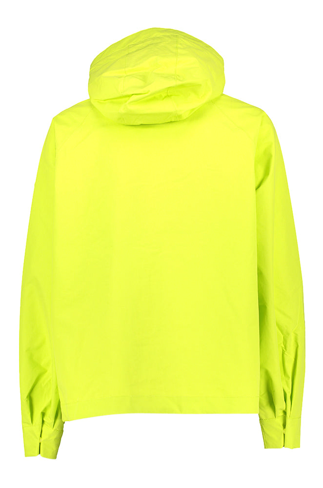 Veste d'été vert citron avec fermeture éclair et capuche Dhuda Tanta