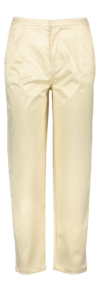 Champagne glanzende lang broek Paulina Collectors