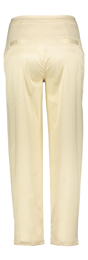 Champagne glanzende lang broek Paulina Collectors