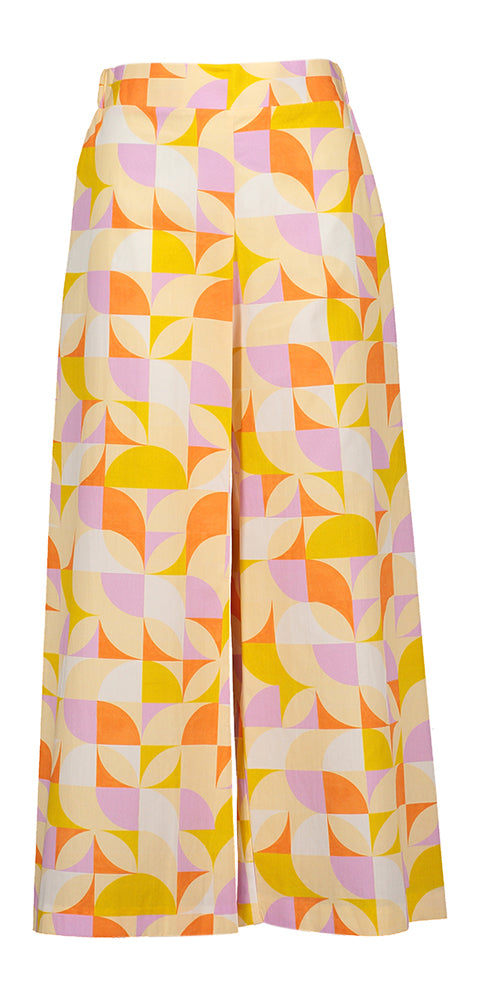 Ensemble Abel&amp;Lula 2 pièces crop top et pantalon à imprimé floral