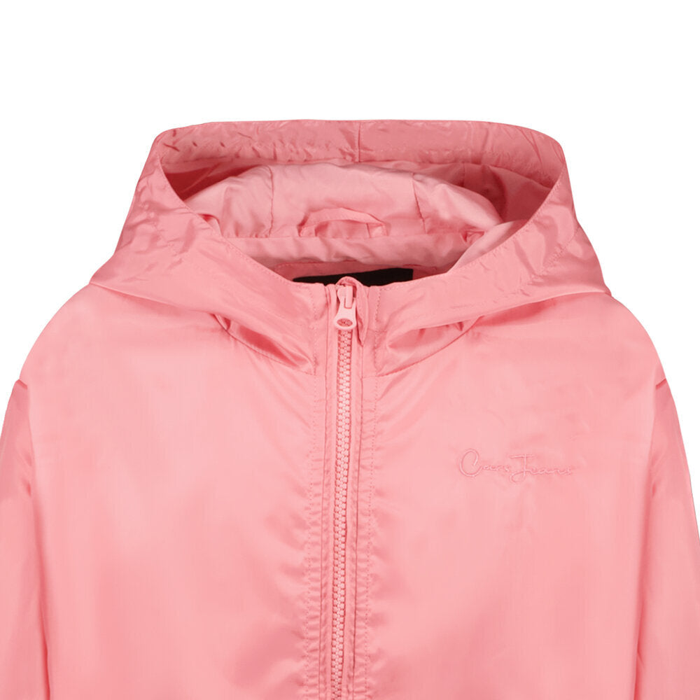 Veste d'été rose à fermeture éclair et capuche Yelsa Cars
