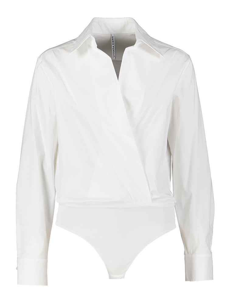 Witte katoenen body Liviana Conti