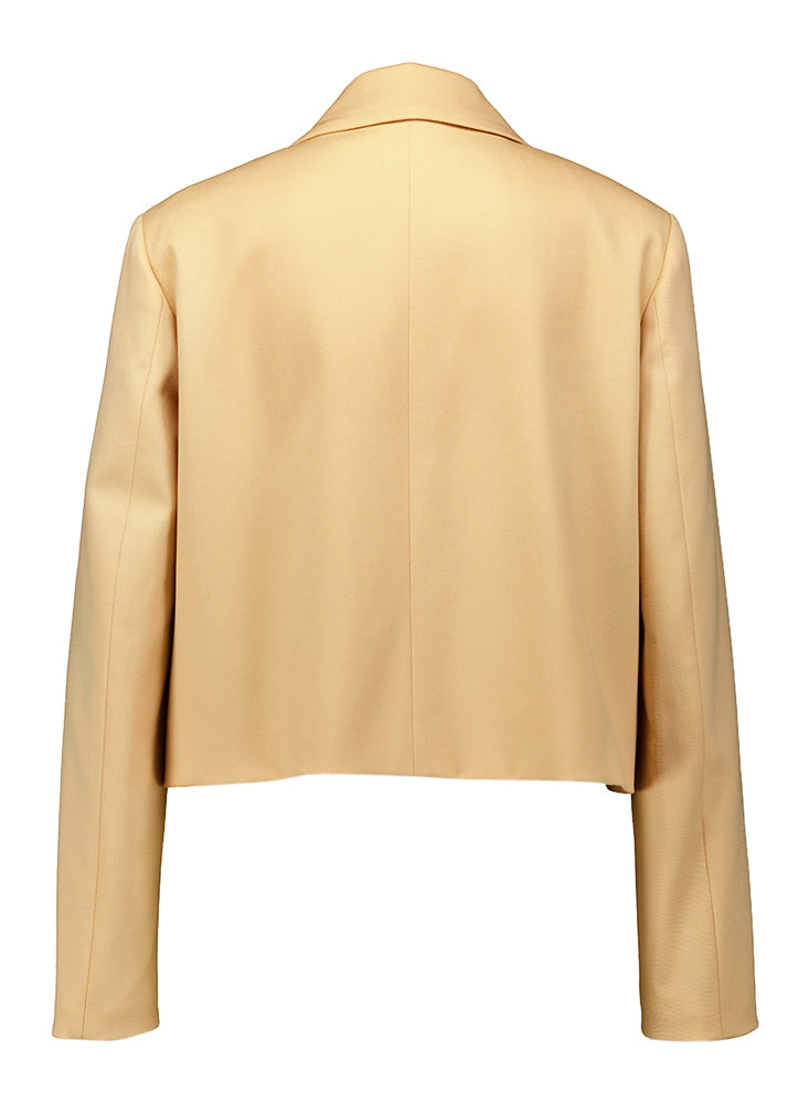 Beige korte vest Liviana Conti