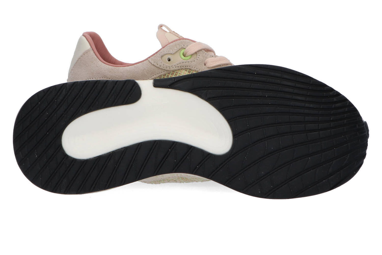 Baskets multicolores avec détails vert citron Moerund Premiata