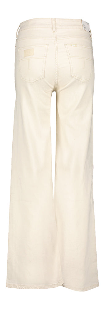 Jean ample écru Palazzo Loïs