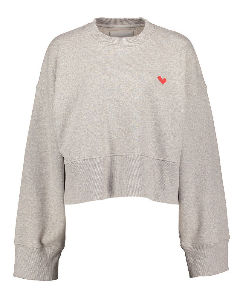 Grijze korte sweater Bellerose