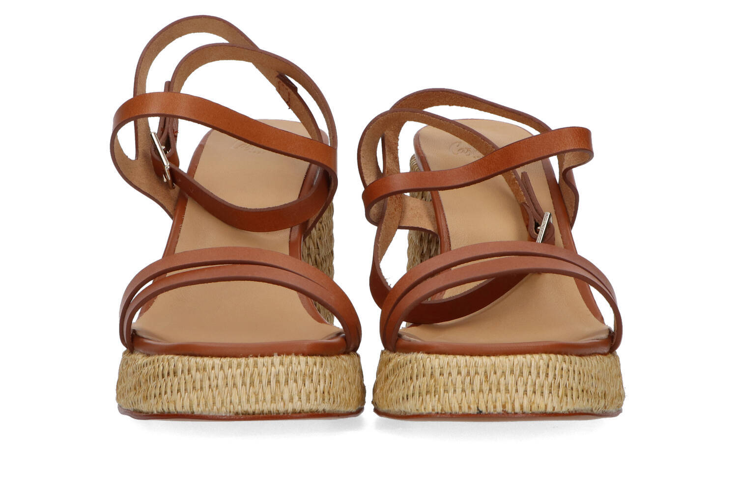 Sandale Cuero Victoria à talon carré Castaner