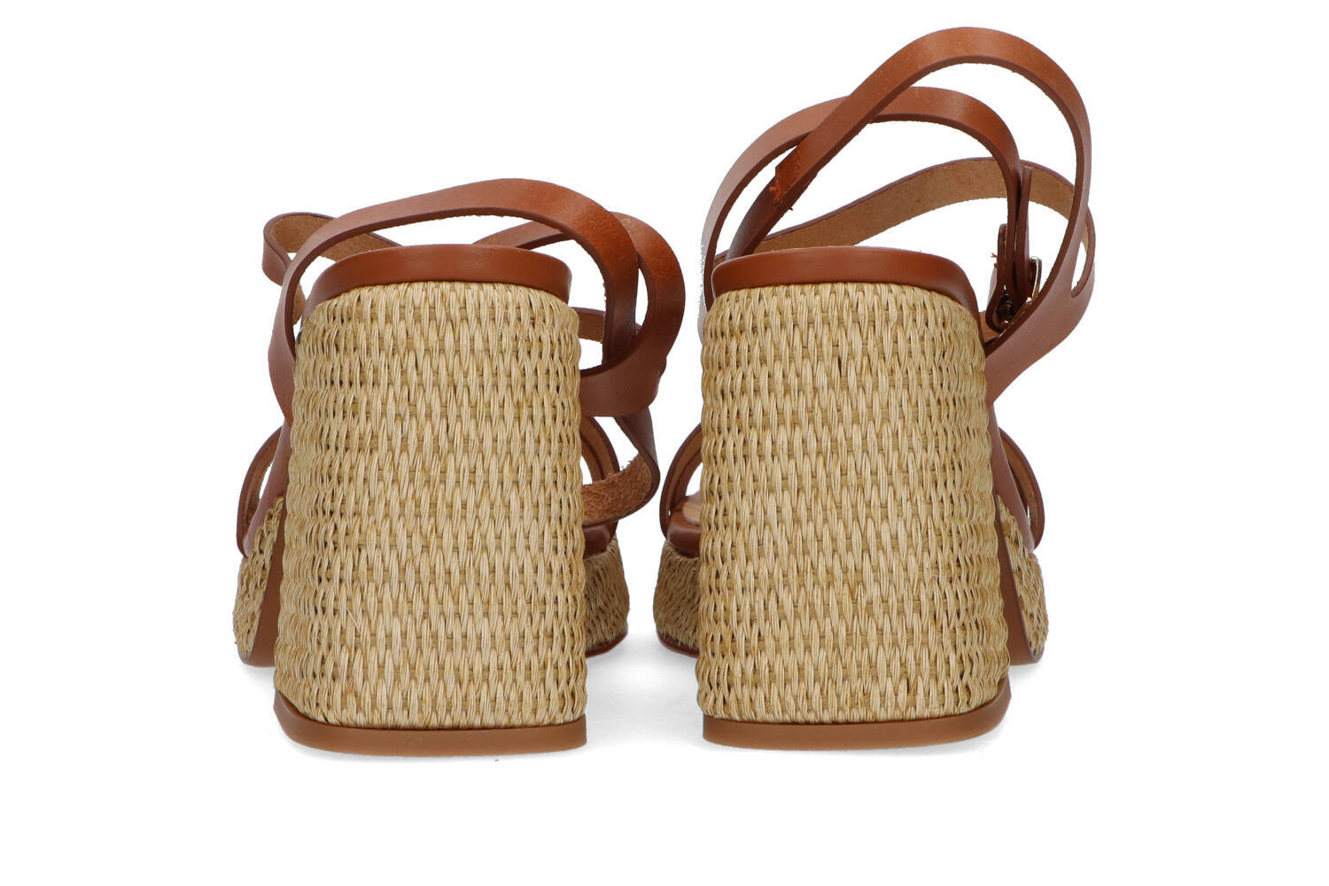 Sandale Cuero Victoria à talon carré Castaner