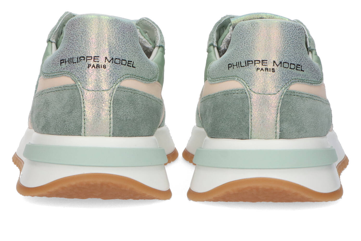 Baskets basses vert menthe, modèle Tyld Philippe