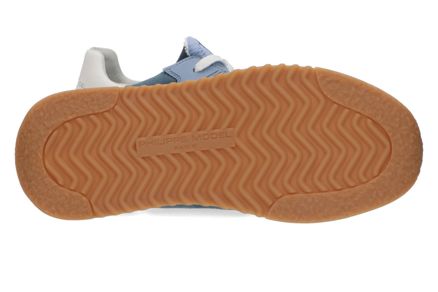 Baskets basses bleu clair, modèle Philippe