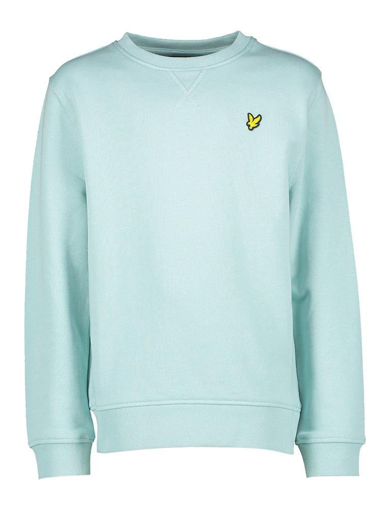 Pull bleu clair avec logo Lyle &amp; Scott