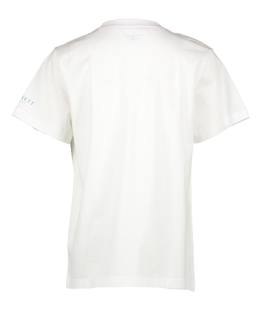 Witte t-shirt met jeep Hackett
