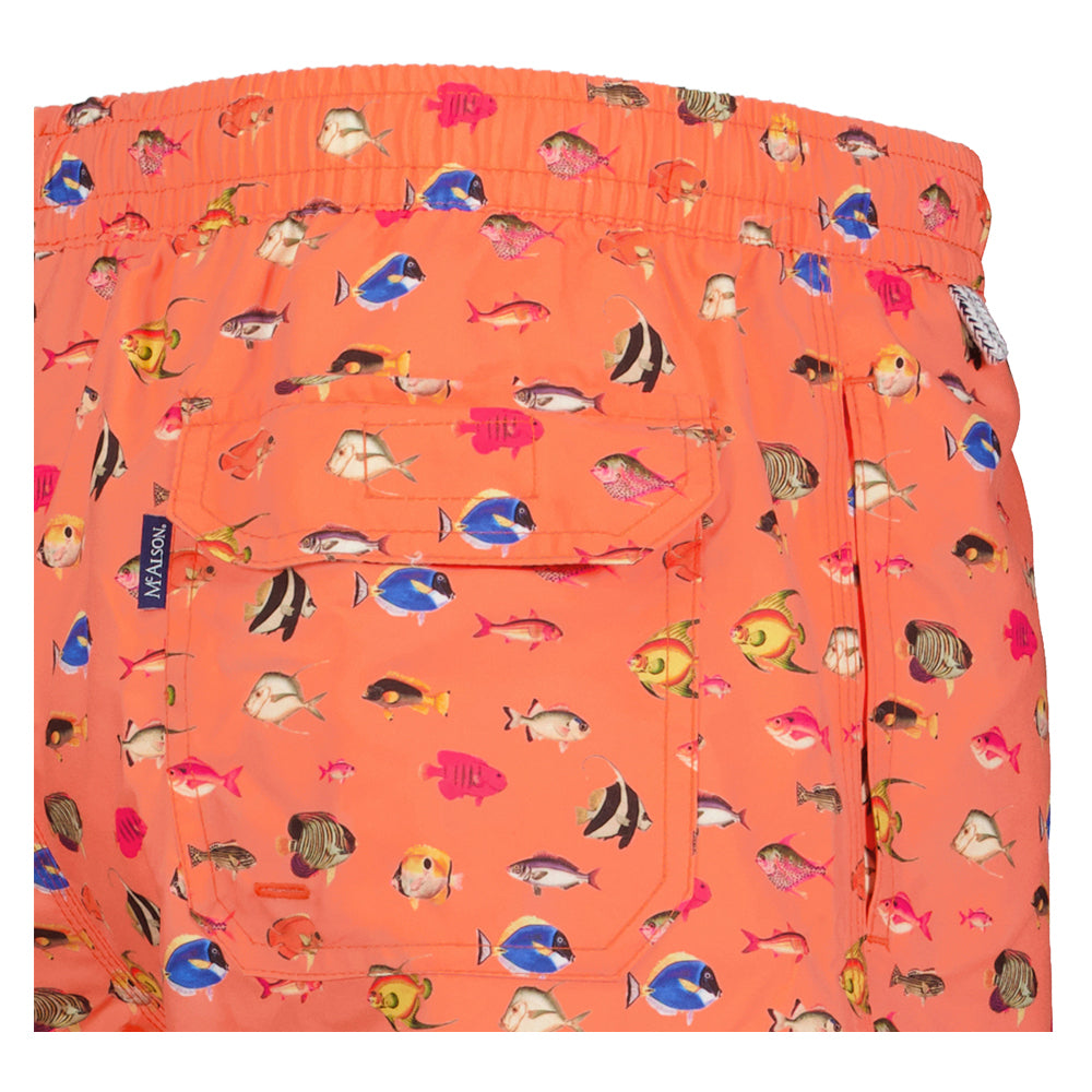 Multicolor zwemshort met vissen Mc Alson