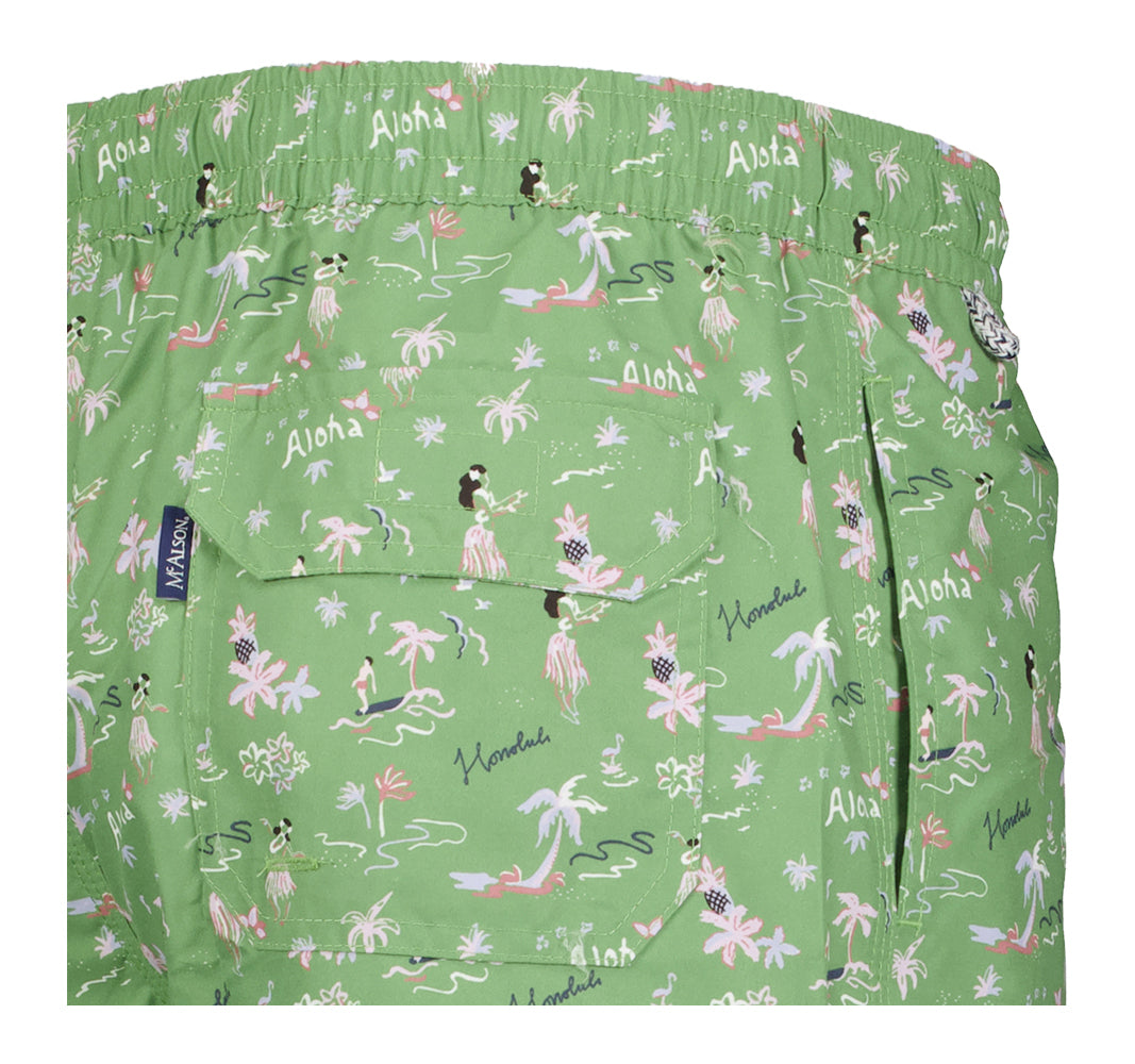 Groene zwemshort Aloha Mc Alson