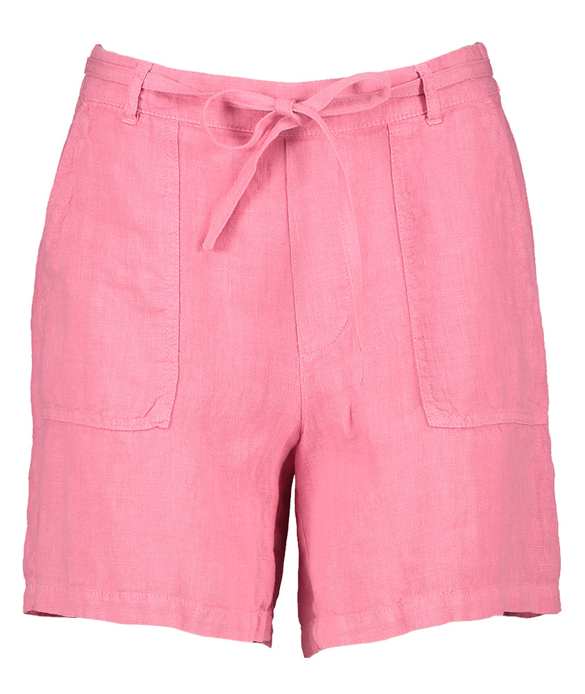 Roze linnen short Signe Nature