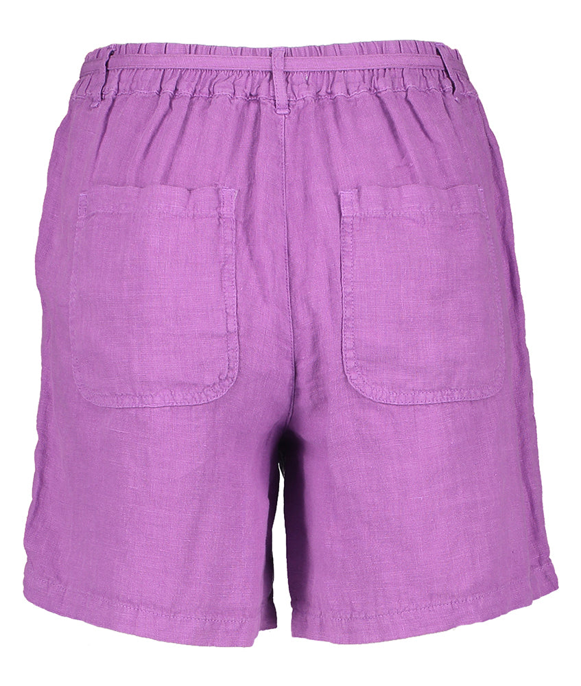 Short en lin violet Signe Nature