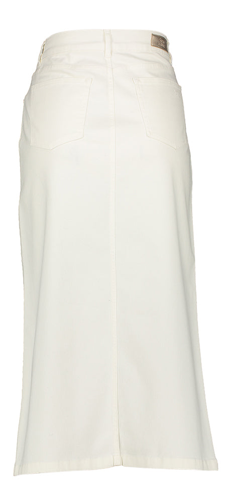 Jupe en jean blanc Signe Nature
