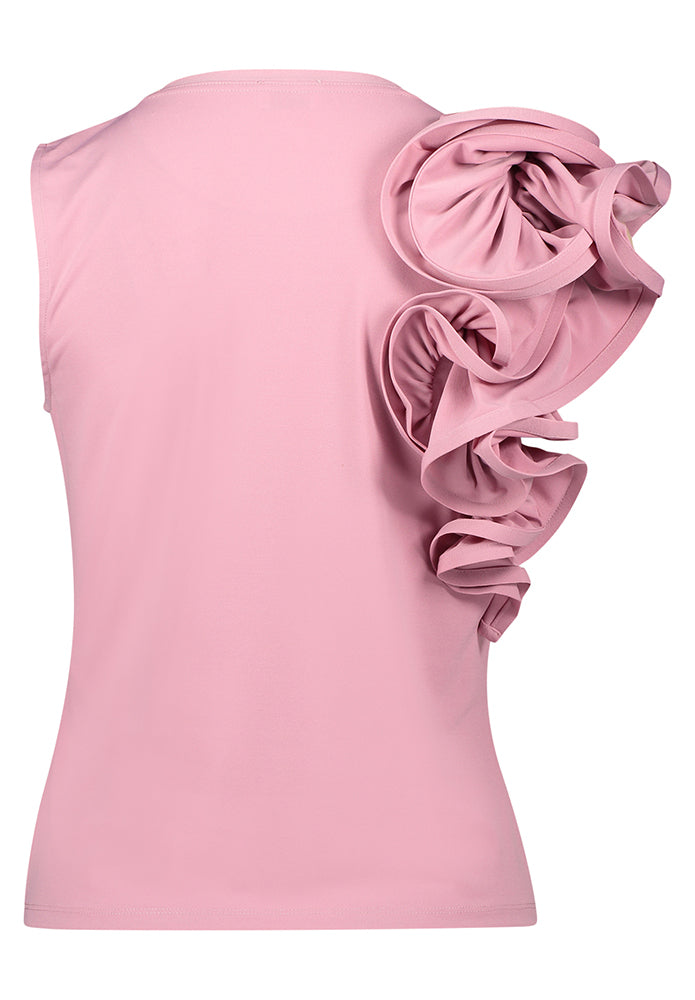 Vieux haut rose à motifs floraux Vera Mont