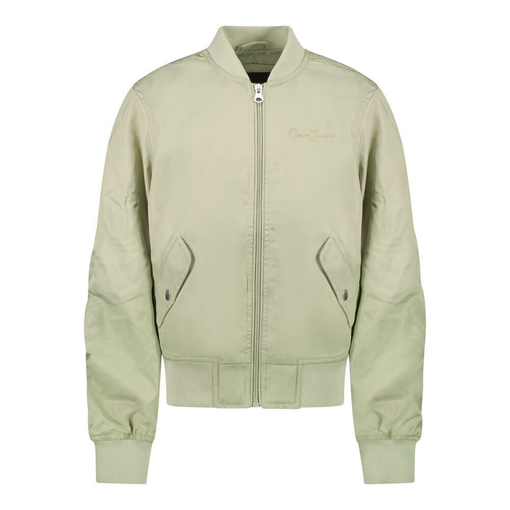 Olijfgroene zomerjas met rits Gania Cars