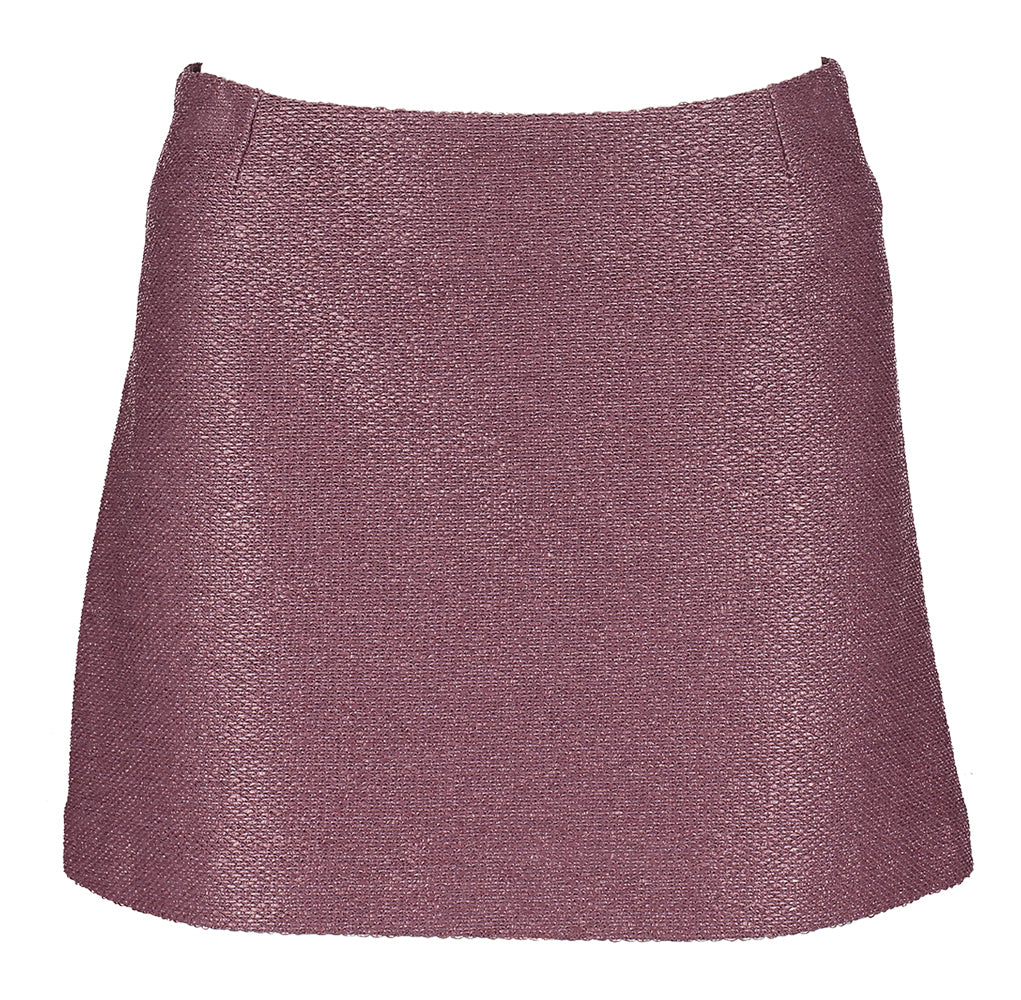 Jupe courte bordeaux structurée Isla March23