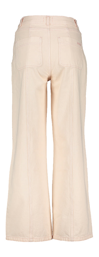 Licht roze wide leg jeans Song Indee