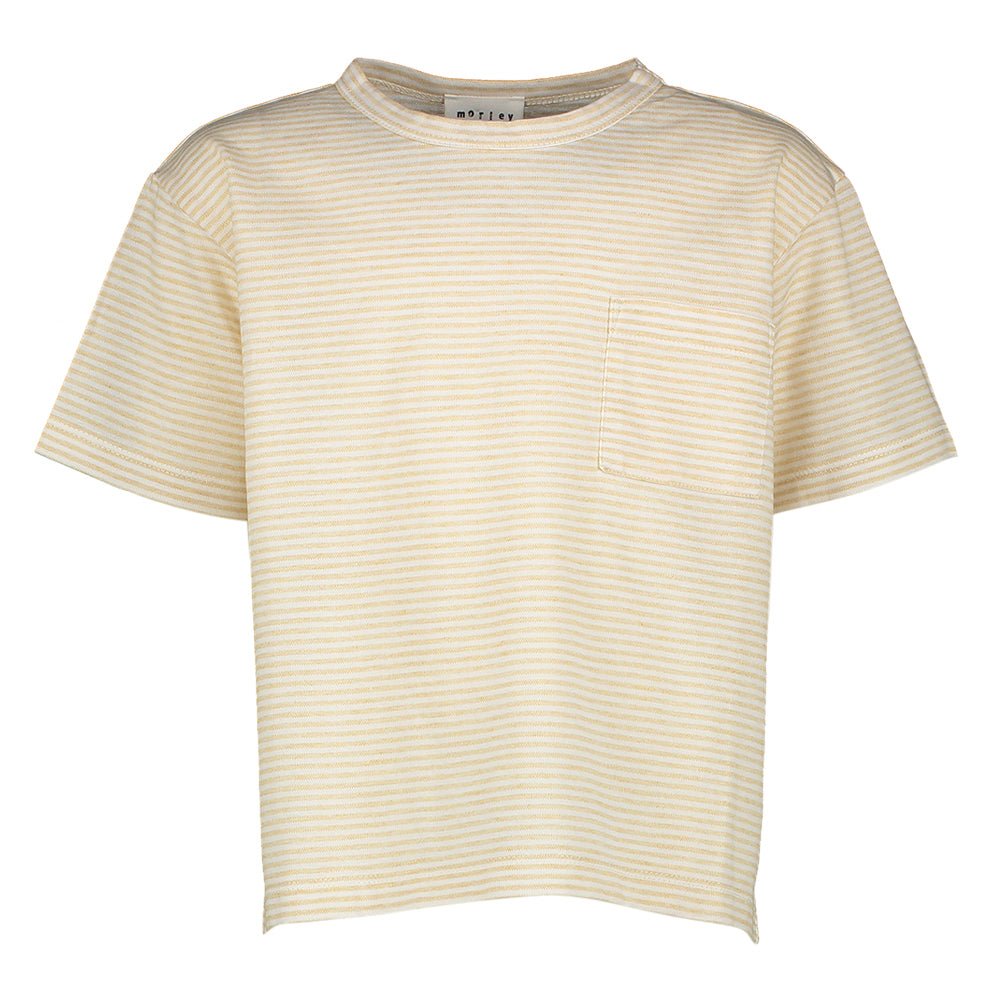 Gestreept beige T-shirt Vem Morley