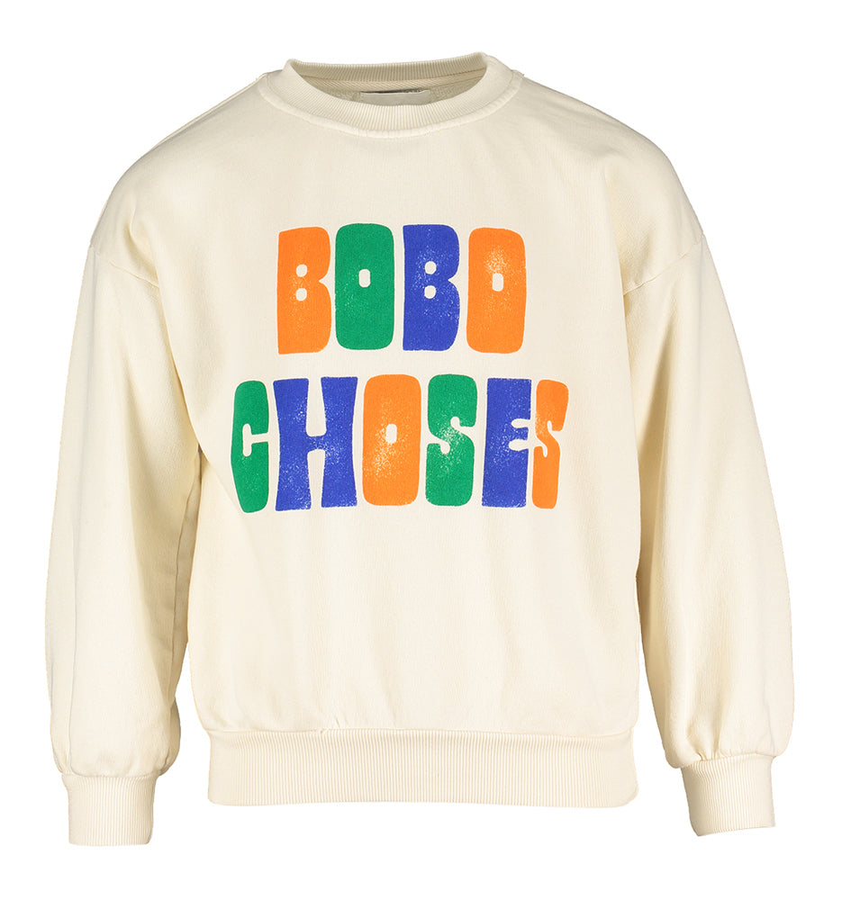 Pull blanc cassé Bobo Choses