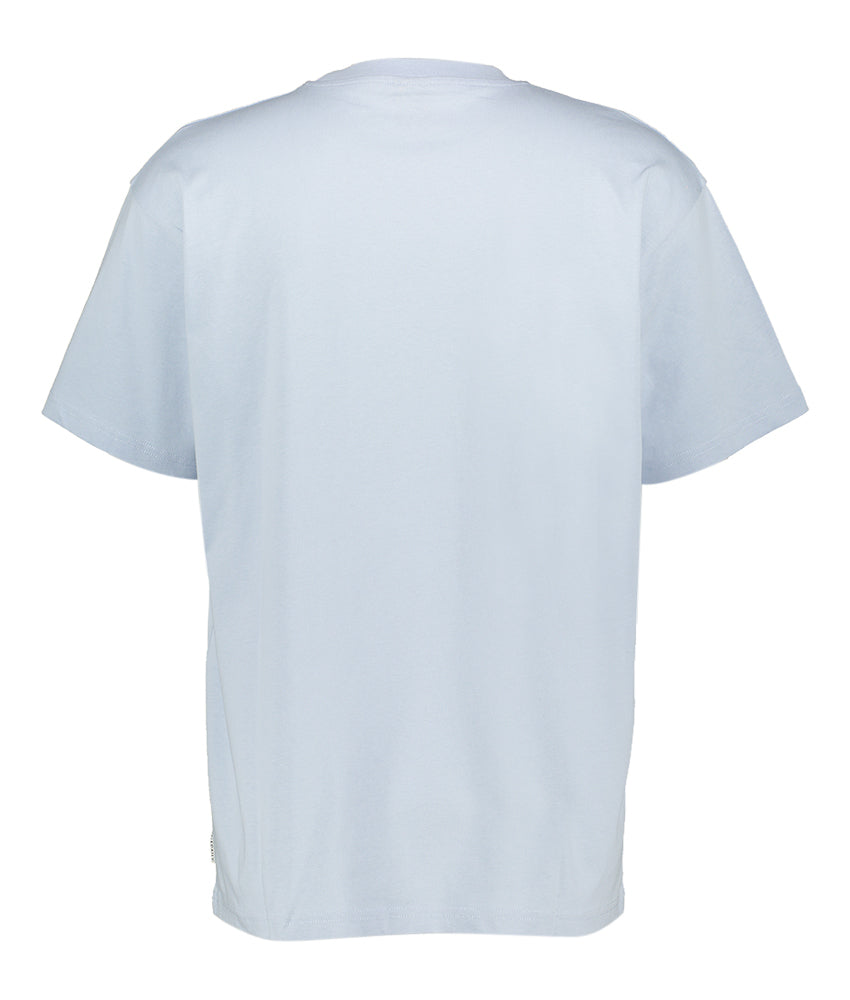 T-shirt en coton bleu clair avec un motif de glace Iriedaily