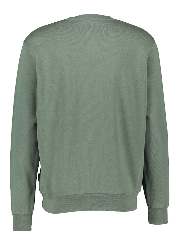 Kaki sweater  met flamingo Iriedaily