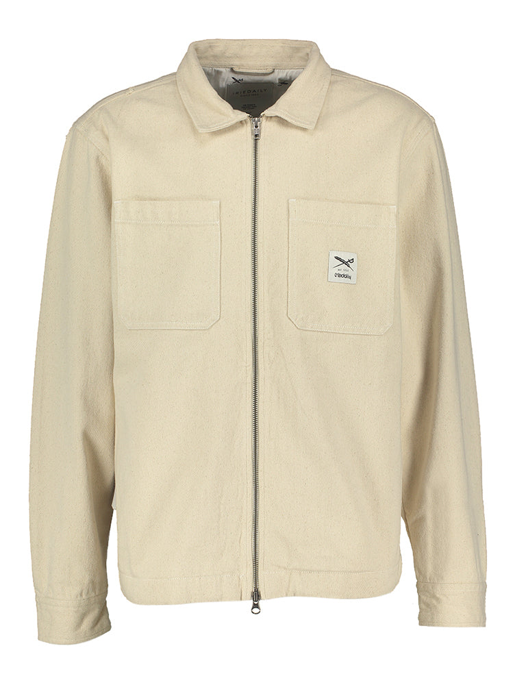 Manteau beige à fermeture éclair Iriedaily