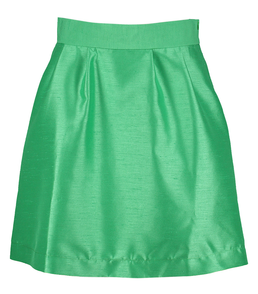 jupe courte verte élégante Lalotti