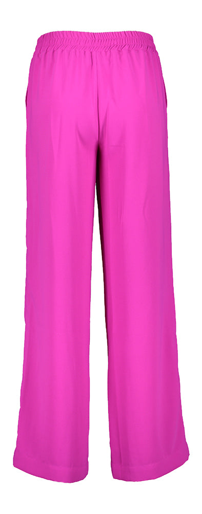 Fushia soepelvallende broek met elastiek Pipa Lalotti