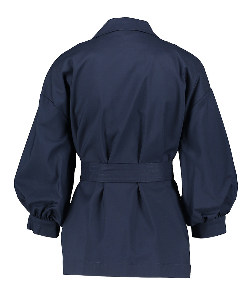 Veste/chemisier bleu foncé Holly Lalotti