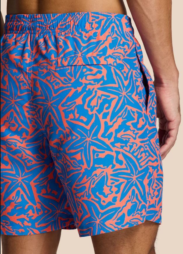 Short de bain bleu azur Mike Starfish Shiwi